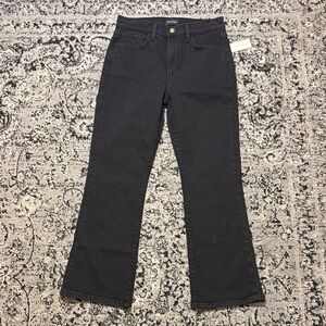 Women's Black bootcut crop Jeans